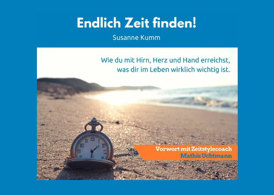 eBook endlich Zeit finden - Titelbild